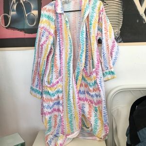 Vintage colorful bathrobe